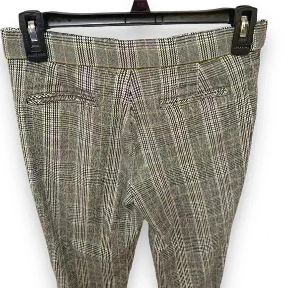 Anne Klein Women's Stretch Gray Plaid Boot Cut Comfort Office Trousers - Picture 7 of 12